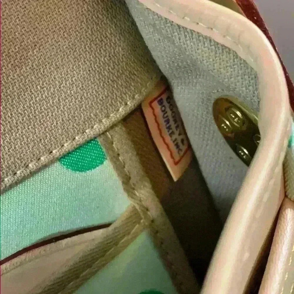 Green Polkadot Dooney &Bourke - Picture 9 of 11